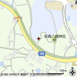 広島県東広島市高屋町杵原839周辺の地図
