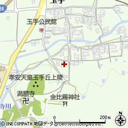 奈良県御所市玉手496周辺の地図
