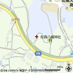 広島県東広島市高屋町杵原840周辺の地図