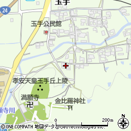 奈良県御所市玉手494周辺の地図