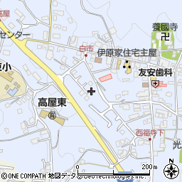 広島県東広島市高屋町白市725-24周辺の地図