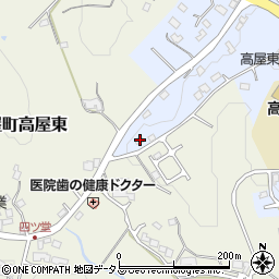 広島県東広島市高屋町白市510周辺の地図