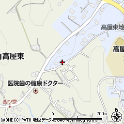 広島県東広島市高屋町白市511周辺の地図