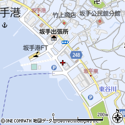 Ｊネットレンタカー小豆島坂手港店周辺の地図