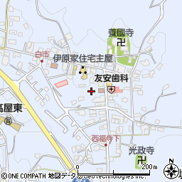 広島県東広島市高屋町白市1066周辺の地図