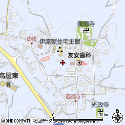 広島県東広島市高屋町白市714周辺の地図