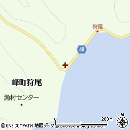長崎県対馬市峰町狩尾184周辺の地図