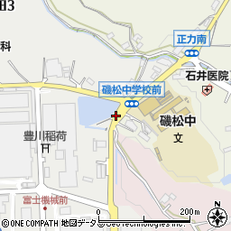 磯松中学校周辺の地図