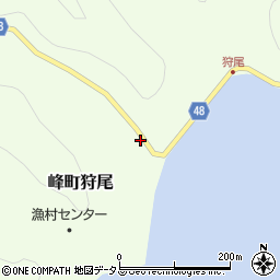 長崎県対馬市峰町狩尾171周辺の地図