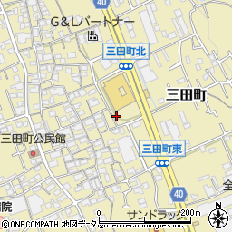 大阪府岸和田市三田町228周辺の地図