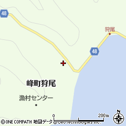 長崎県対馬市峰町狩尾173周辺の地図