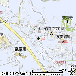 広島県東広島市高屋町白市716-6周辺の地図