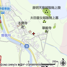 奈良県高取町（高市郡）車木周辺の地図