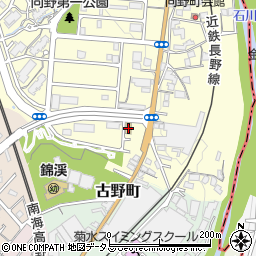 ファミリーマート河内長野向野店周辺の地図