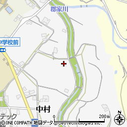 兵庫県淡路市中村周辺の地図