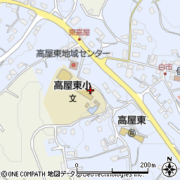 広島県東広島市高屋町白市578周辺の地図