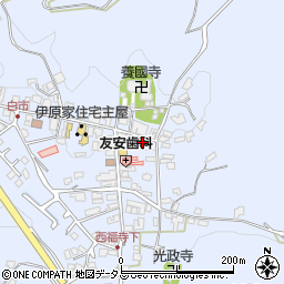 広島県東広島市高屋町白市1031周辺の地図