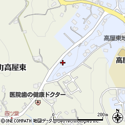 広島県東広島市高屋町白市513周辺の地図