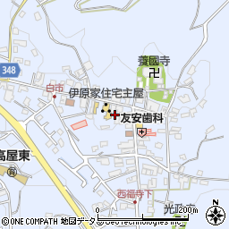 広島県東広島市高屋町白市1077周辺の地図