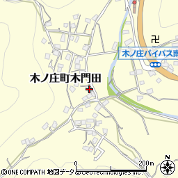広島県尾道市木ノ庄町木門田243周辺の地図