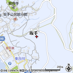 香川県小豆島町（小豆郡）坂手周辺の地図