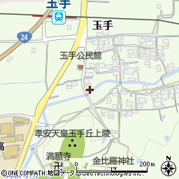 奈良県御所市玉手247-2周辺の地図