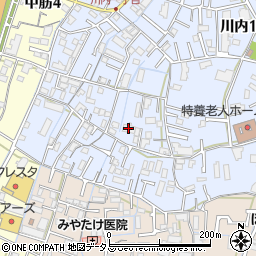 サーパス川内南周辺の地図