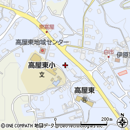 広島県東広島市高屋町白市562周辺の地図