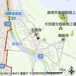 奈良県高市郡高取町車木245周辺の地図