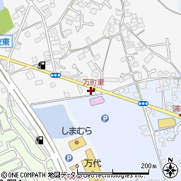 大阪府和泉市万町62-4周辺の地図
