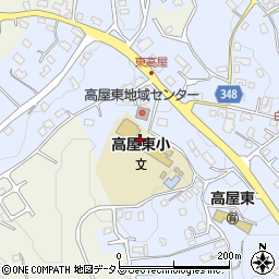 広島県東広島市高屋町白市580周辺の地図