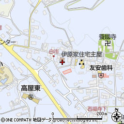 広島県東広島市高屋町白市1108周辺の地図