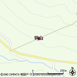 島根県津和野町（鹿足郡）笹山周辺の地図