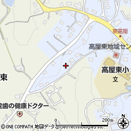 広島県東広島市高屋町白市527周辺の地図