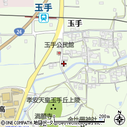 奈良県御所市玉手246周辺の地図