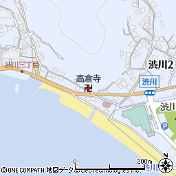 高倉寺周辺の地図