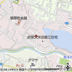 大阪府岸和田市額原町周辺の地図
