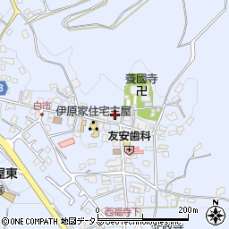 広島県東広島市高屋町白市1074周辺の地図