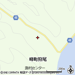 長崎県対馬市峰町狩尾133周辺の地図