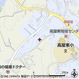 広島県東広島市高屋町白市529周辺の地図