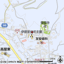 広島県東広島市高屋町白市1086周辺の地図