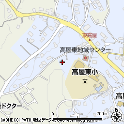 広島県東広島市高屋町白市524周辺の地図