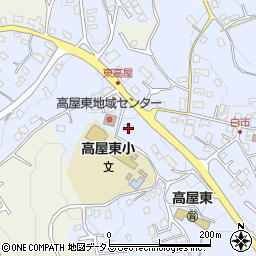 広島県東広島市高屋町白市552周辺の地図