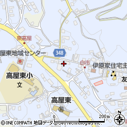 広島県東広島市高屋町白市1128周辺の地図