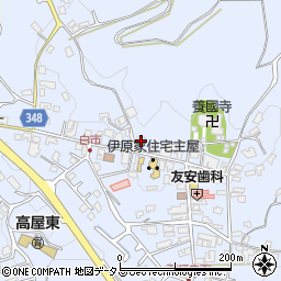 広島県東広島市高屋町白市1093周辺の地図