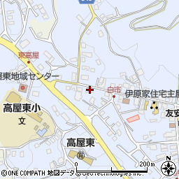 広島県東広島市高屋町白市1126周辺の地図