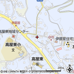 広島県東広島市高屋町白市1129周辺の地図