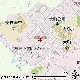 県営住宅周辺の地図