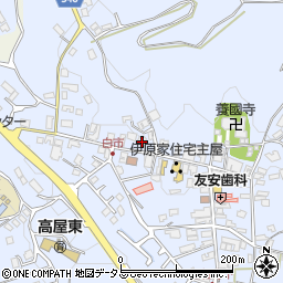 広島県東広島市高屋町白市1106周辺の地図