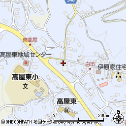 広島県東広島市高屋町白市1135周辺の地図